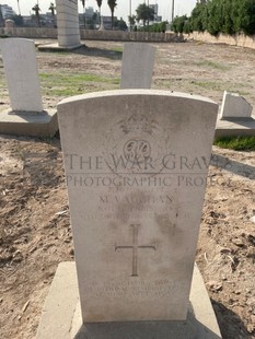 BAGHDAD (NORTH GATE) WAR CEMETERY - VAUGHAN, MATHEW